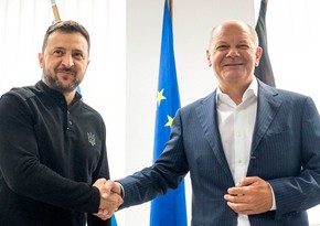 Scholz meets Zelenskyy in Frankfurt