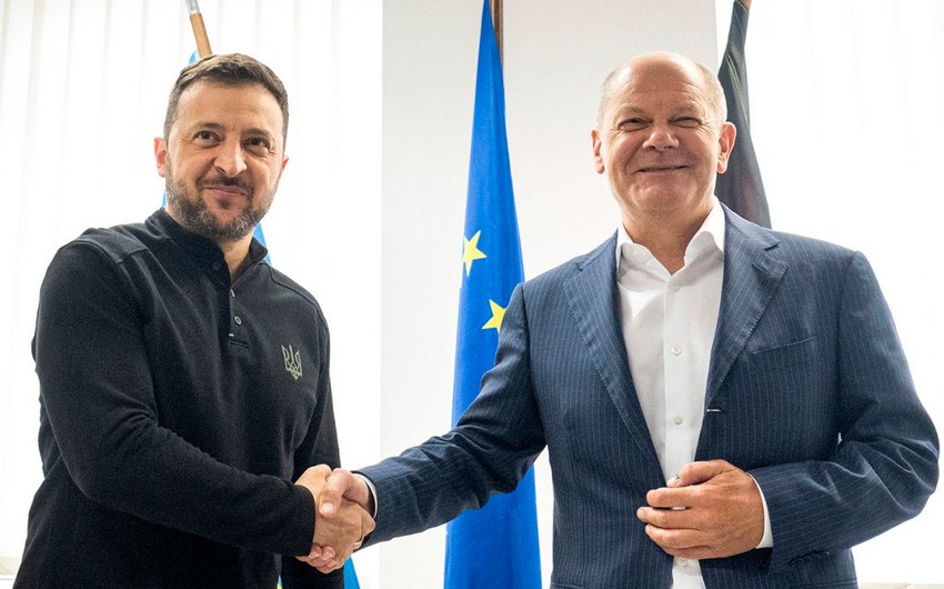 Scholz meets Zelenskyy in Frankfurt