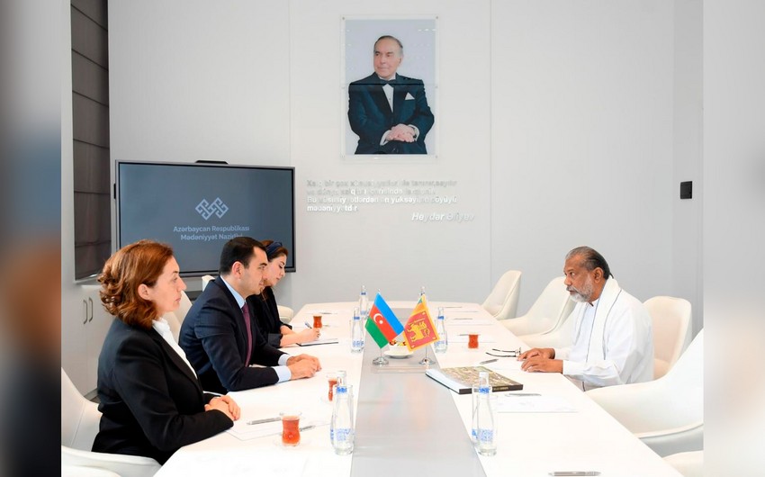 Министр культуры Азербайджана получил приглашение посетить с официальным визитом Шри-Ланку