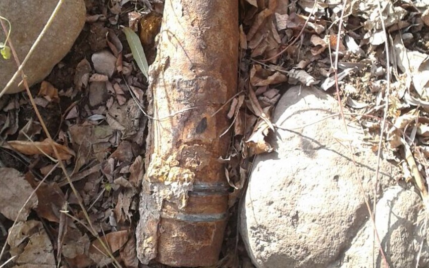 В Товузе обнаружено четыре пушечных снаряда