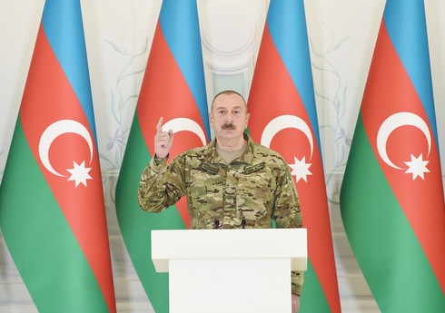 Ильхам Алиев: Через месяц после оккупации Шуши и Лачина тандем НФА-Мусават пришел к власти