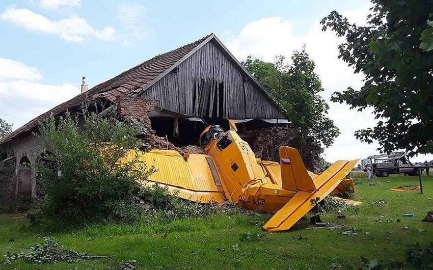 Спортивный самолет разбился в Чехии