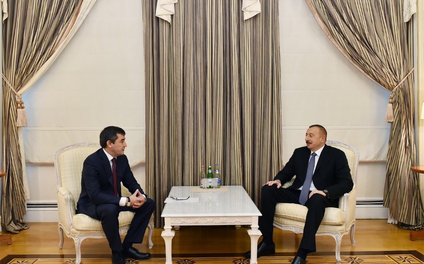 President Ilham Aliyev receives Uzbek deputy prime minister