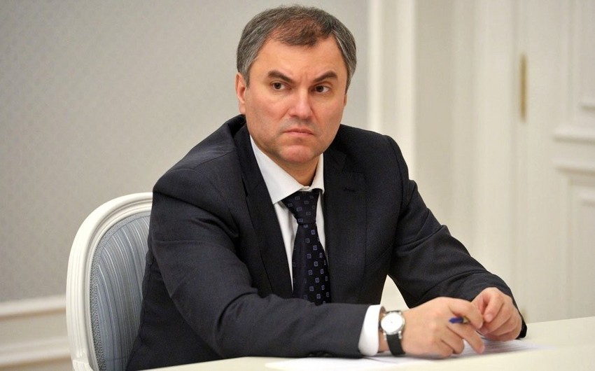 Russia's State Duma speaker: Azerbaijan always took a constructive position on Karabakh