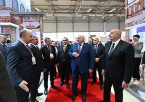 Presidents of Azerbaijan and Belarus familiarize themselves with Caspian Agro and InterFood Azerbaijan exhibitions
