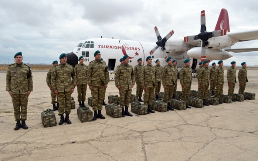 Azərbaycan ​sülhməramlılarının növbəti qrupu Əfqanıstana yola salınıb - FOTO