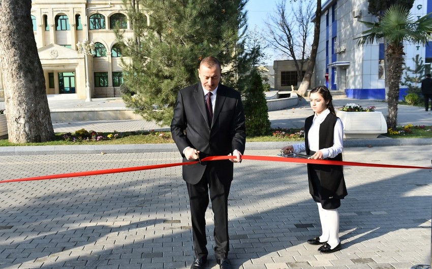 President Ilham Aliyev opens Tartar Museum of History and Local Lore