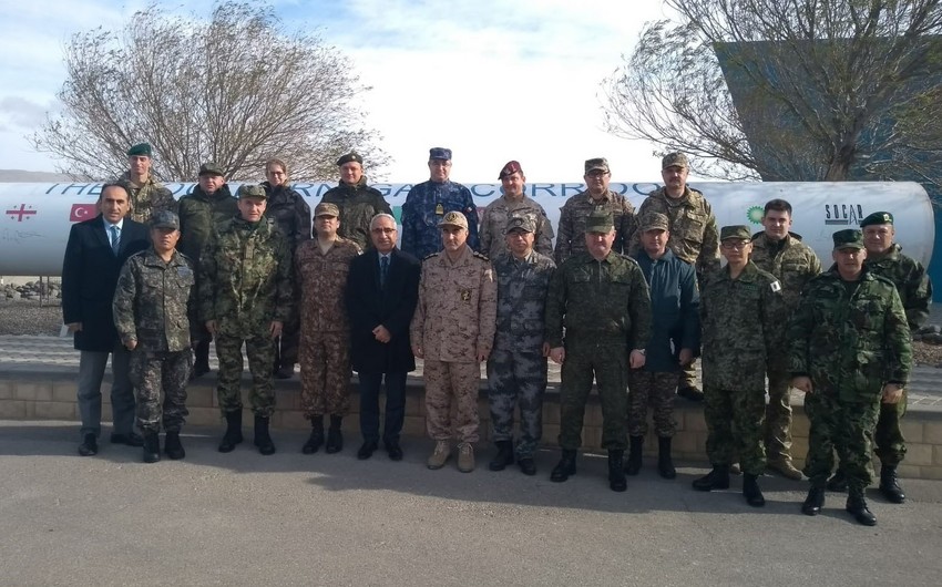Military Attachés of foreign countries in Azerbaijan visited the military unit