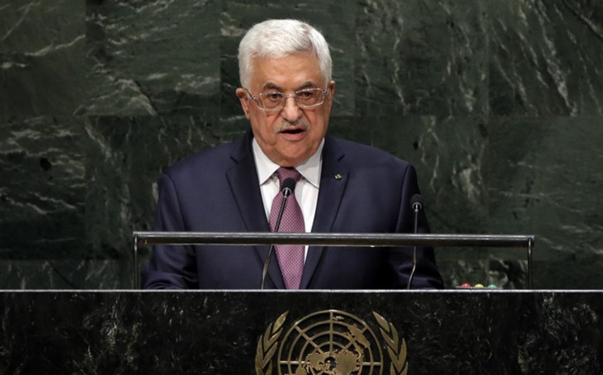 Mahmud Abbas 2017-ci ili İsrail işğalının sona çatması ili elan etməyə çağırıb