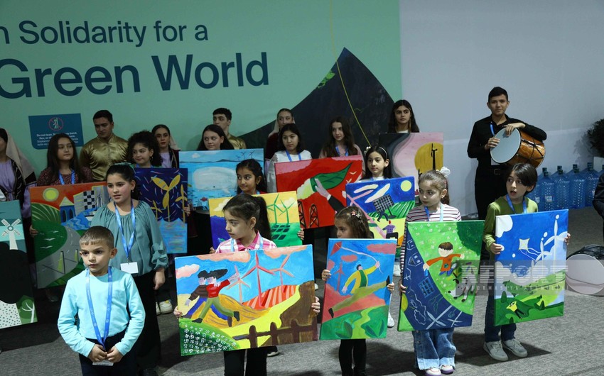 Children call for protection of planet and environment at COP29