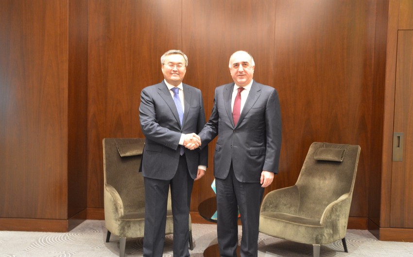 Elmar Mammadyarov meets with Kazakhstan Foreign Minister