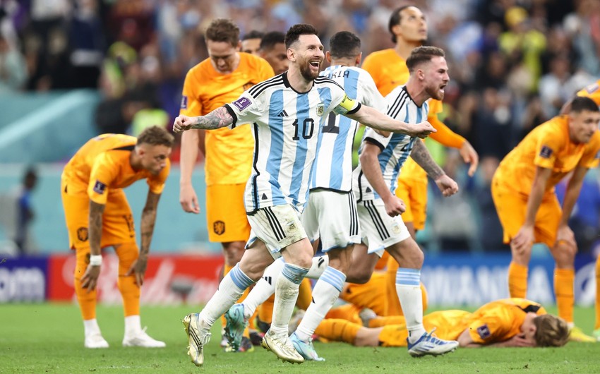 DÇ-2022: Argentina millisi yarımfinalda Xorvatiyaya rəqib olub