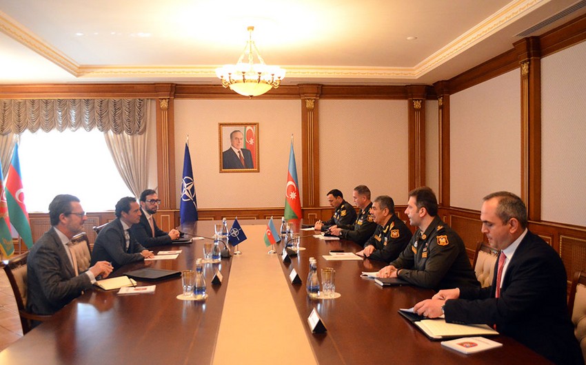 Azerbaijan Defense Minister meets with NATO Special Representative for Caucasus and Central Asia