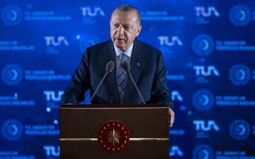 Ərdoğan: Türkiyə 2023-cü ildə Aya kosmik raket göndərəcək