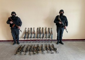 Weapons abandoned by Armenians found in Gubadli and Jabrayil