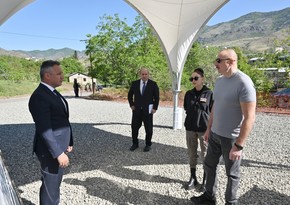 Foundation stone laid for first residential quarter in Azerbaijan's Hadrut 