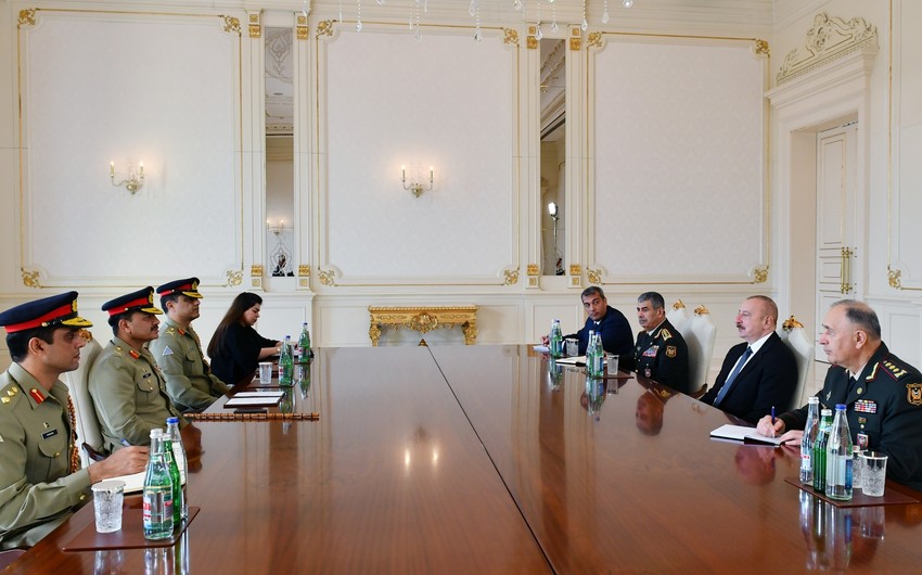 President Ilham Aliyev receives Chief of Pakistan’s Army Staff