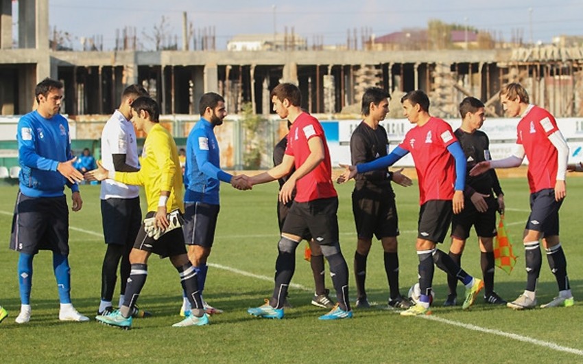 Azərbaycan milli komandası yoxlama oyununda qalib gəlib