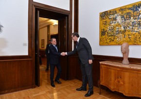 Джейхун Байрамов встретился с президентом Сербии