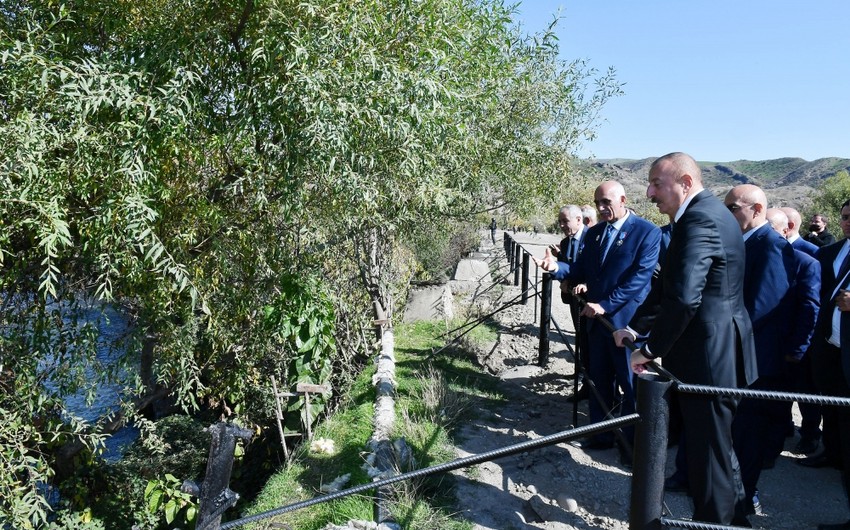 Ilham Aliyev in Gubadli: There should only be good living in such picturesque lands
