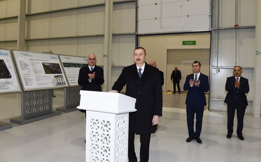President Ilham Aliyev visits Sumgayit Chemical Industrial Park