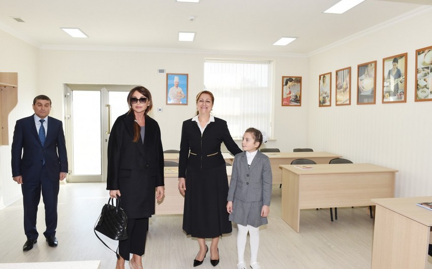 Mehriban Aliyeva attends opening of two special boarding schools in Shuvalan