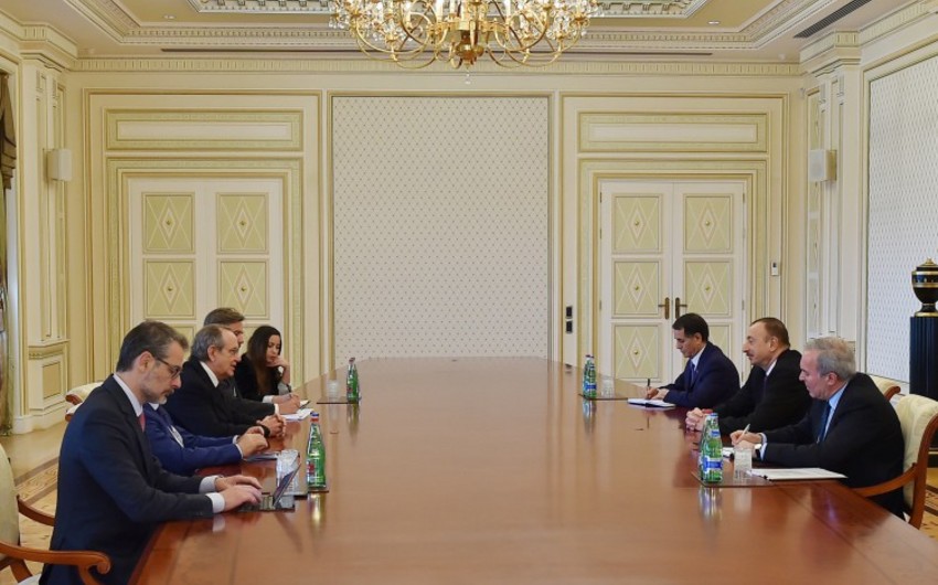​Президент Азербайджана принял министра экономики и финансов Италии