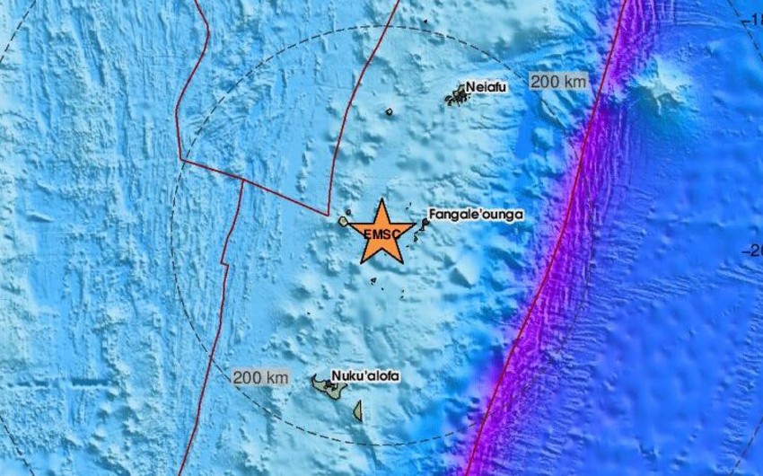 6.9-magnitude quake hits Tonga