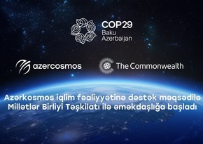 Azərkosmos Millətlər Birliyi Təşkilatı ilə əməkdaşlığa başlayıb