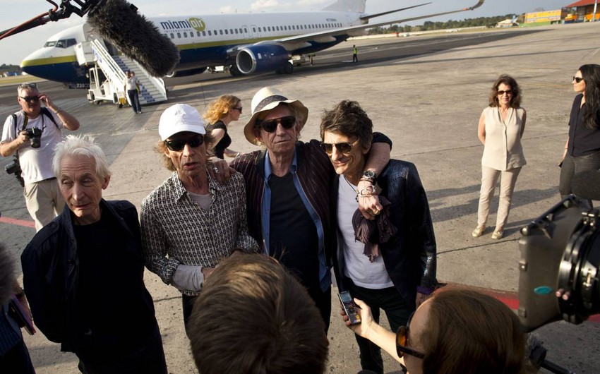 The Rolling Stones arrive in Cuba for historic concert