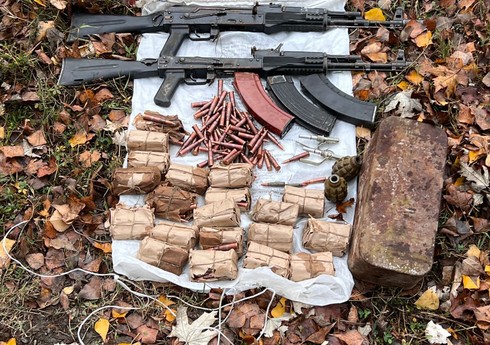 В Мингячевире обнаружено значительное количество оружия и боеприпасов