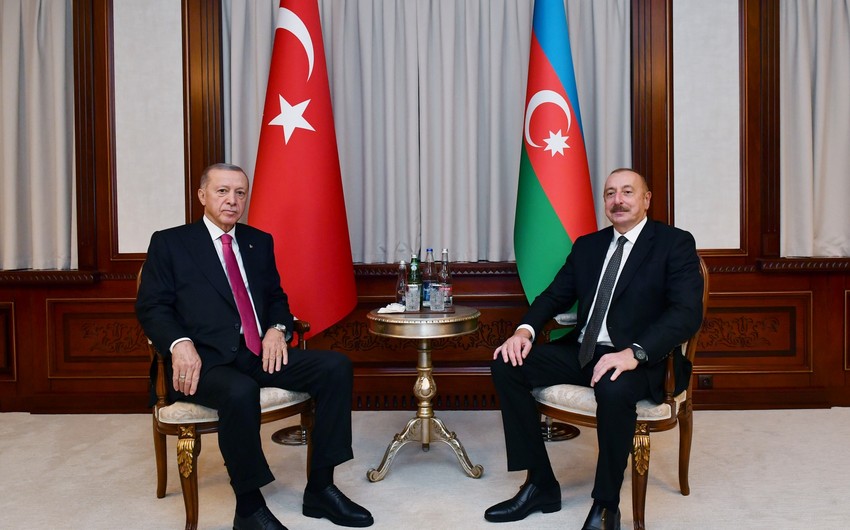 В Нахчыване состоялась встреча президента Азербайджана Ильхама Алиева и президента Турции Реджепа Тайипа Эрдогана один на один 