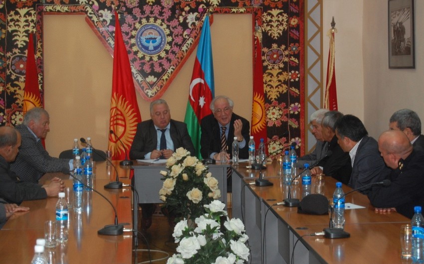 Гидаят Оруджев встретился с проживающими в Кыргызстане азербайджанцами