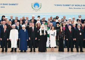 2nd Summit of World Religious Leaders gets underway in Baku; President attends the Summit