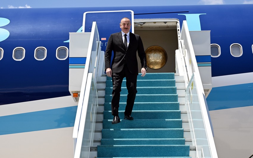 President of Azerbaijan Ilham Aliyev arrives in Ankara for working visit at invitation of President of Türkiye Recep Tayyip Erdogan