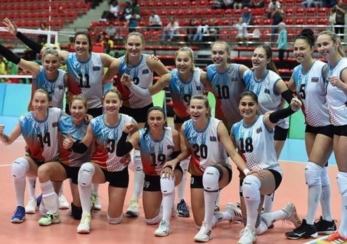 Волейболистки сборной Азербайджана начали квалификационный раунд с победы