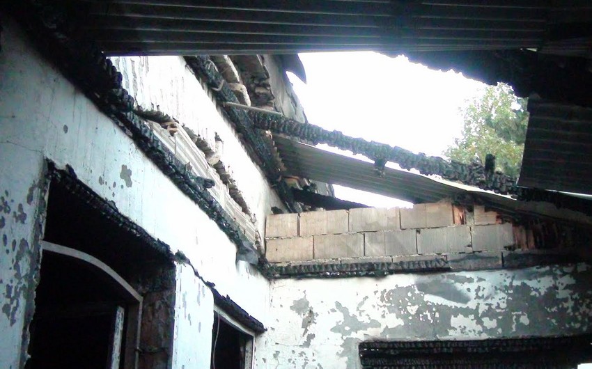 В Караван-сарае Гарабей министерства культуры и туризма произошел пожар с летальным исходом - ФОТО