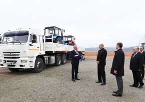 Президент Ильхам Алиев посетил Джебраильский район