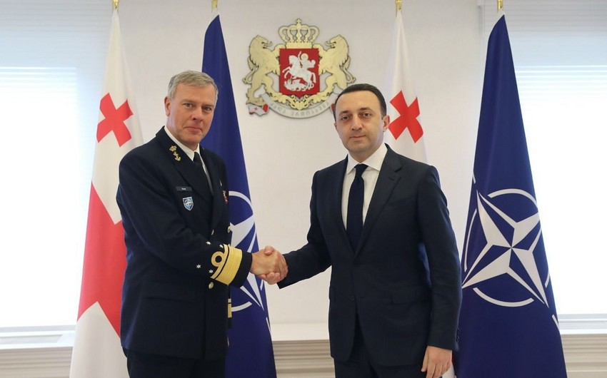 Georgian premier, NATO Military Committee chief discuss security, defense reforms