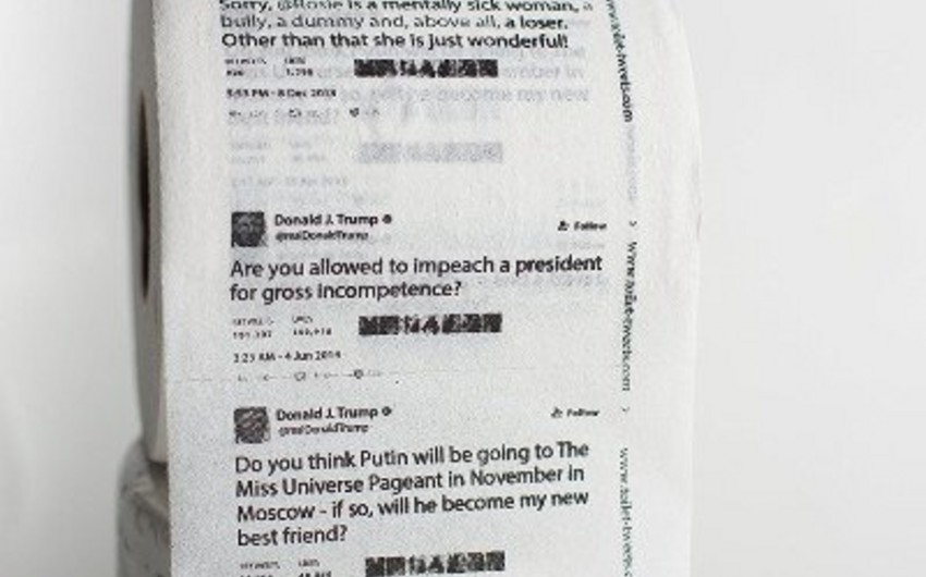 На Amazon появилась туалетная бумага с твитами Трампа