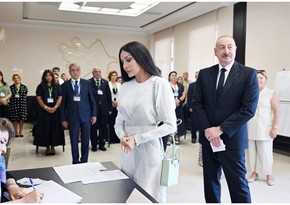 Azerbaijan's First Vice President Mehriban Aliyeva makes post on voting in elections