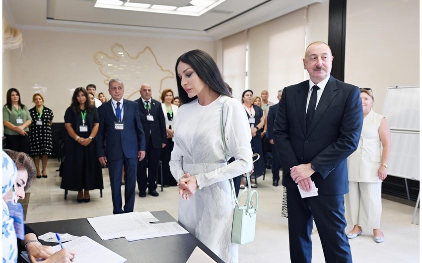 Azerbaijan's First Vice President Mehriban Aliyeva makes post on voting in elections