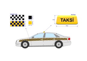 В Азербайджане установлены требования к параметрам отличительных знаков такси 