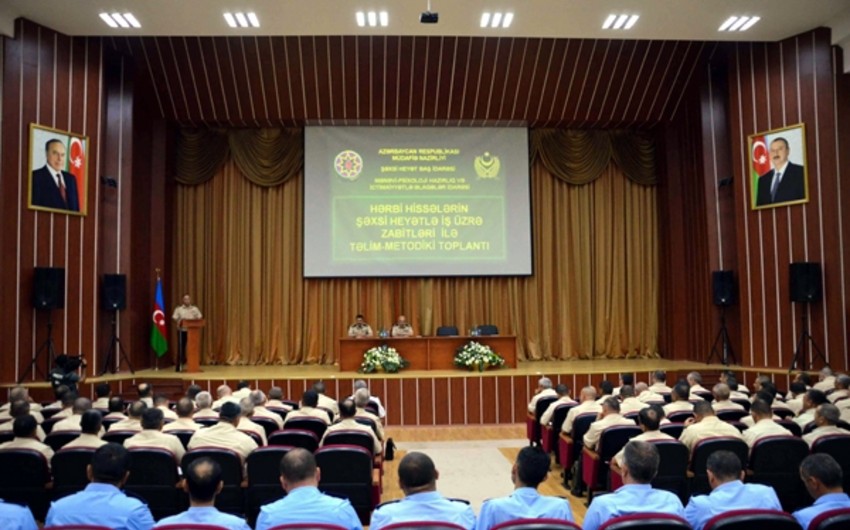 Training and Education Center of Azerbaijani Armed Forces hosts a meeting