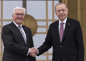 Erdogan meets with German President