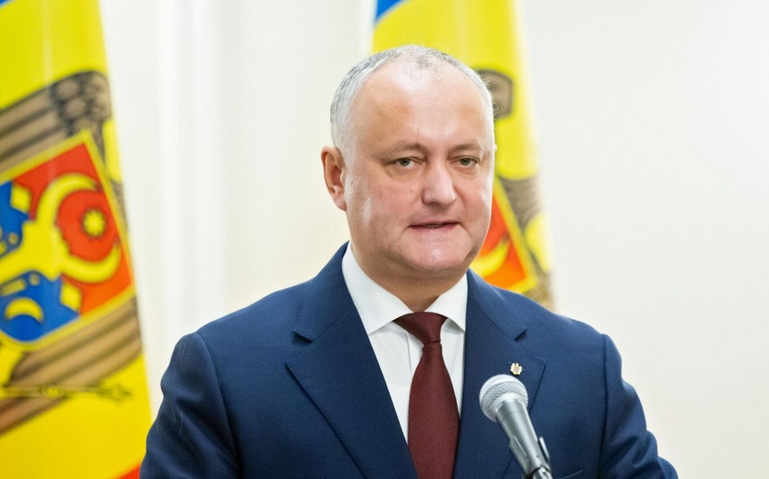 Former Moldovan president detained
