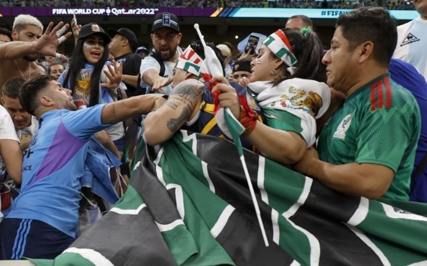 Argentina - Meksika oyunundan əvvəl dava düşüb