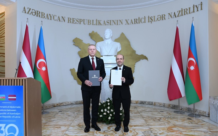 Azerbaijan, Latvia celebrate 30th anniversary of diplomatic relations  