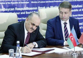 Azerbaijan and Latvia inks a memorandum - PHOTO