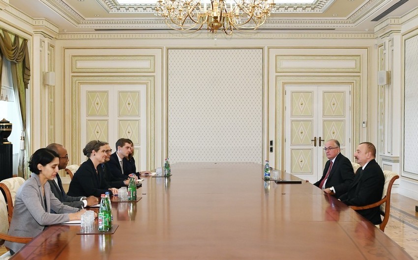 Президент Ильхам Алиев принял заместителя помощника госсекретаря США по энергетическим вопросам